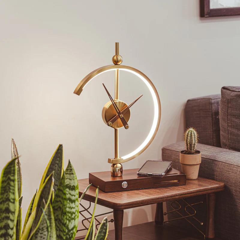 Masdio Clock Wireless Charging Lamp