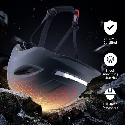 Masdio UV608 Lightweight Bicycle Helmets with LED Lights