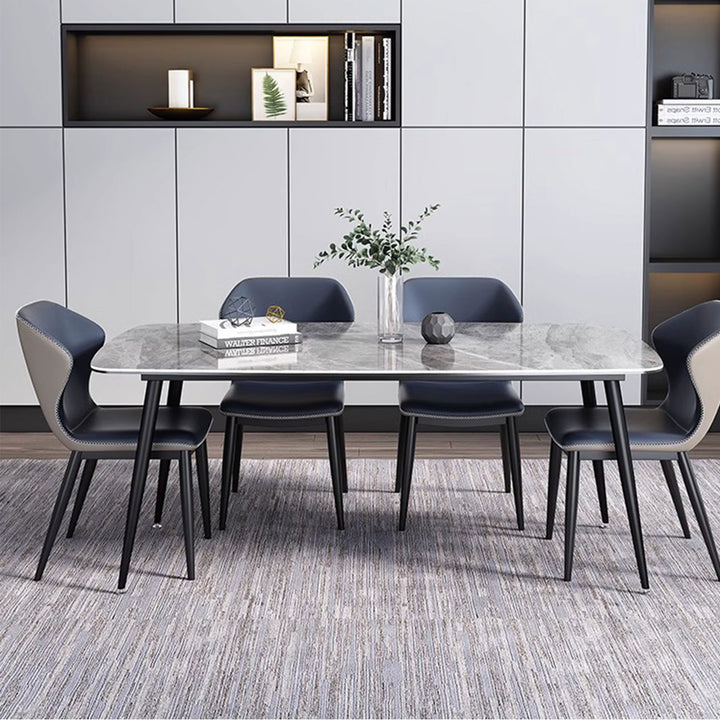 MAS-1602 Masdio Modern Sintered Dining Table Set