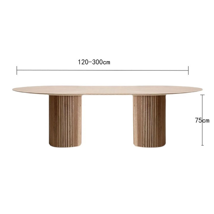 MAS-1603 Masdio Oal Wood Dining Table