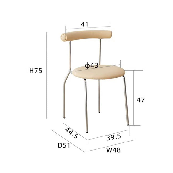 MAS-1663 Masdio Minimalist Dining Chair