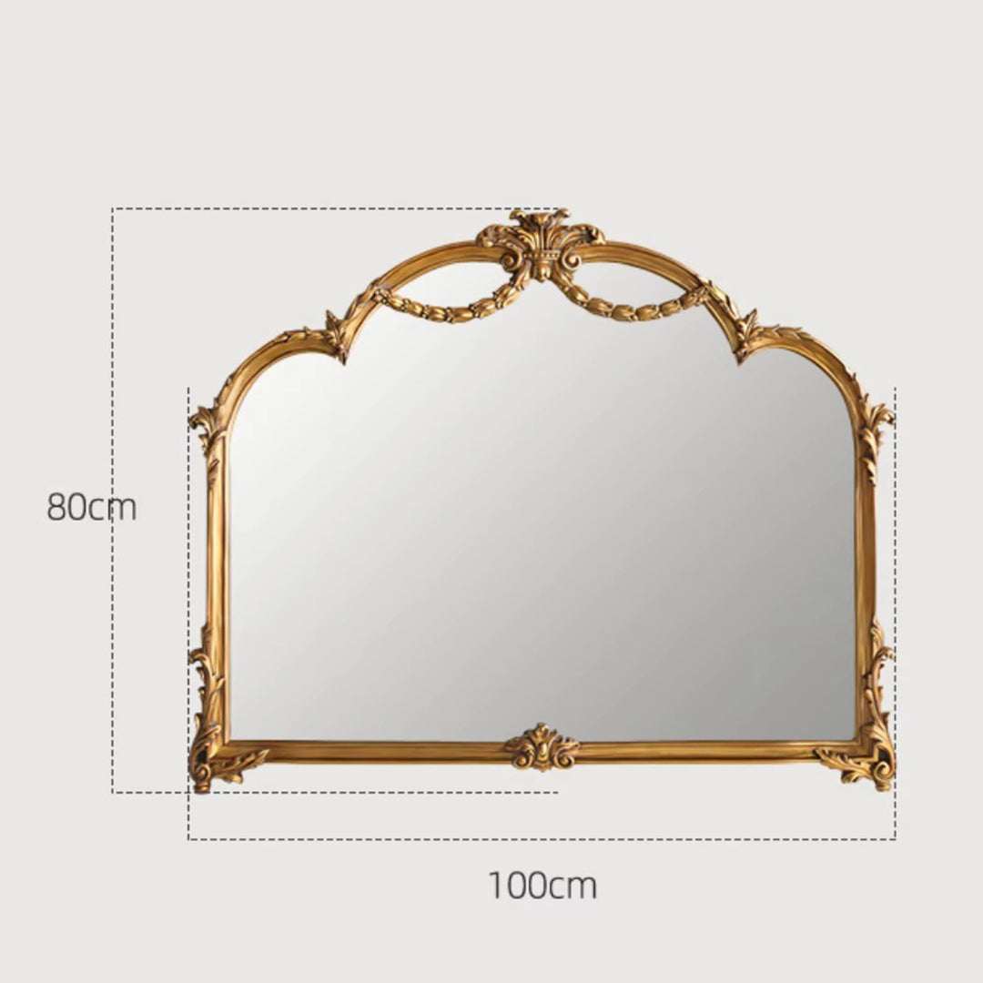 MAS-1686 Masdio Retro Carved Mirror Wall Hanging mirror