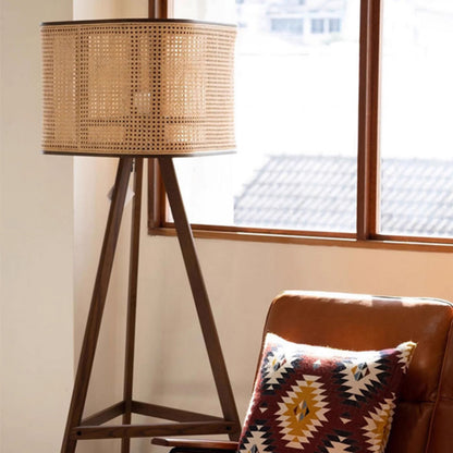 MAS-2555 Masdio Japandi Rattan Floor Lamp