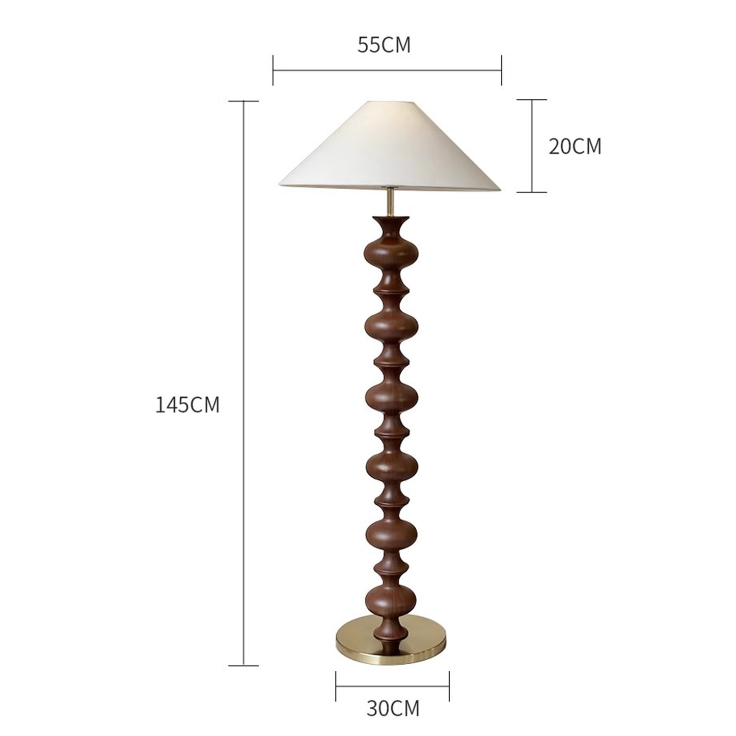 MAS-2579 Masdio Mid Century Floor Lamp