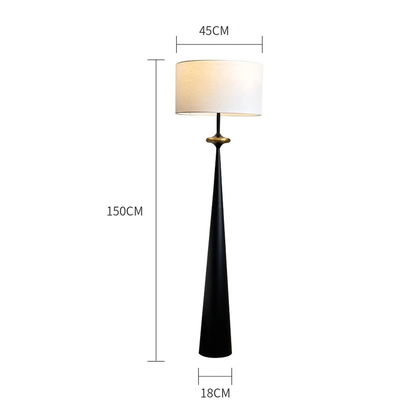 MAS-2610 Masdio MUREN Mid Century Floor Lamp