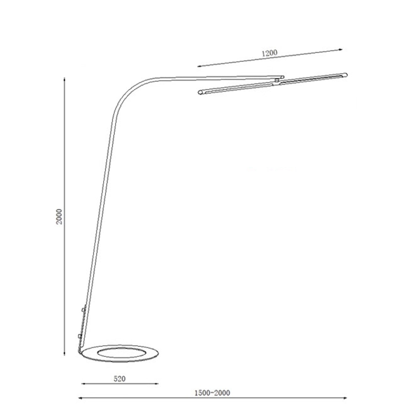 MAS-2621 Masdio AMBIANT Minimalist Floor Lamp