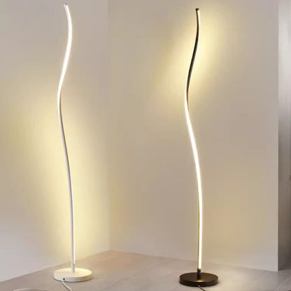 MAS-2635 Masdio Contemporary Minimalist LED Swirl Standing Lamp