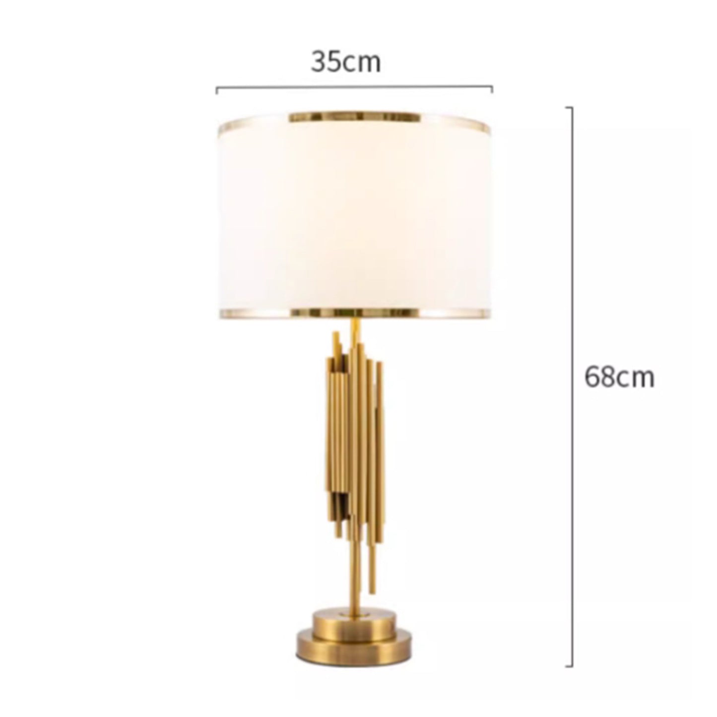 MAS-2636 Masdio VOX Luxury Gold Table Lamp