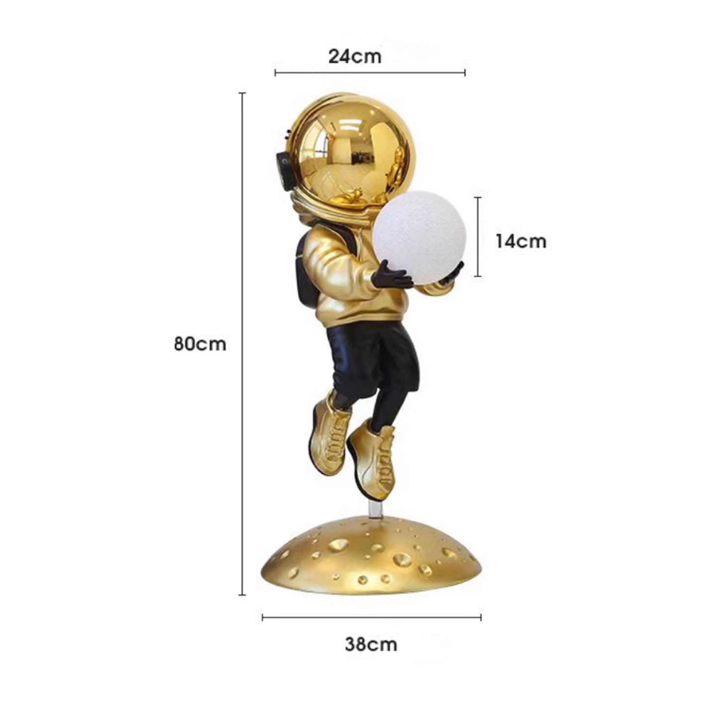 MAS-2666 Masdio Modern Astronaut Standing Lamp