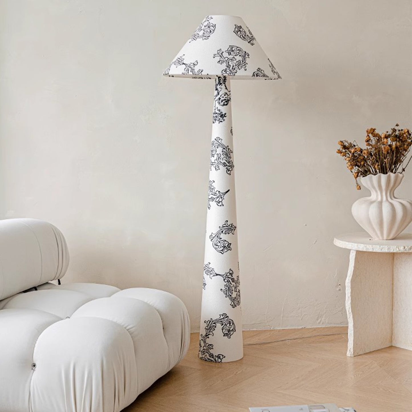 MAS-3458 Masdio Parisian Fabric Floor Lamp