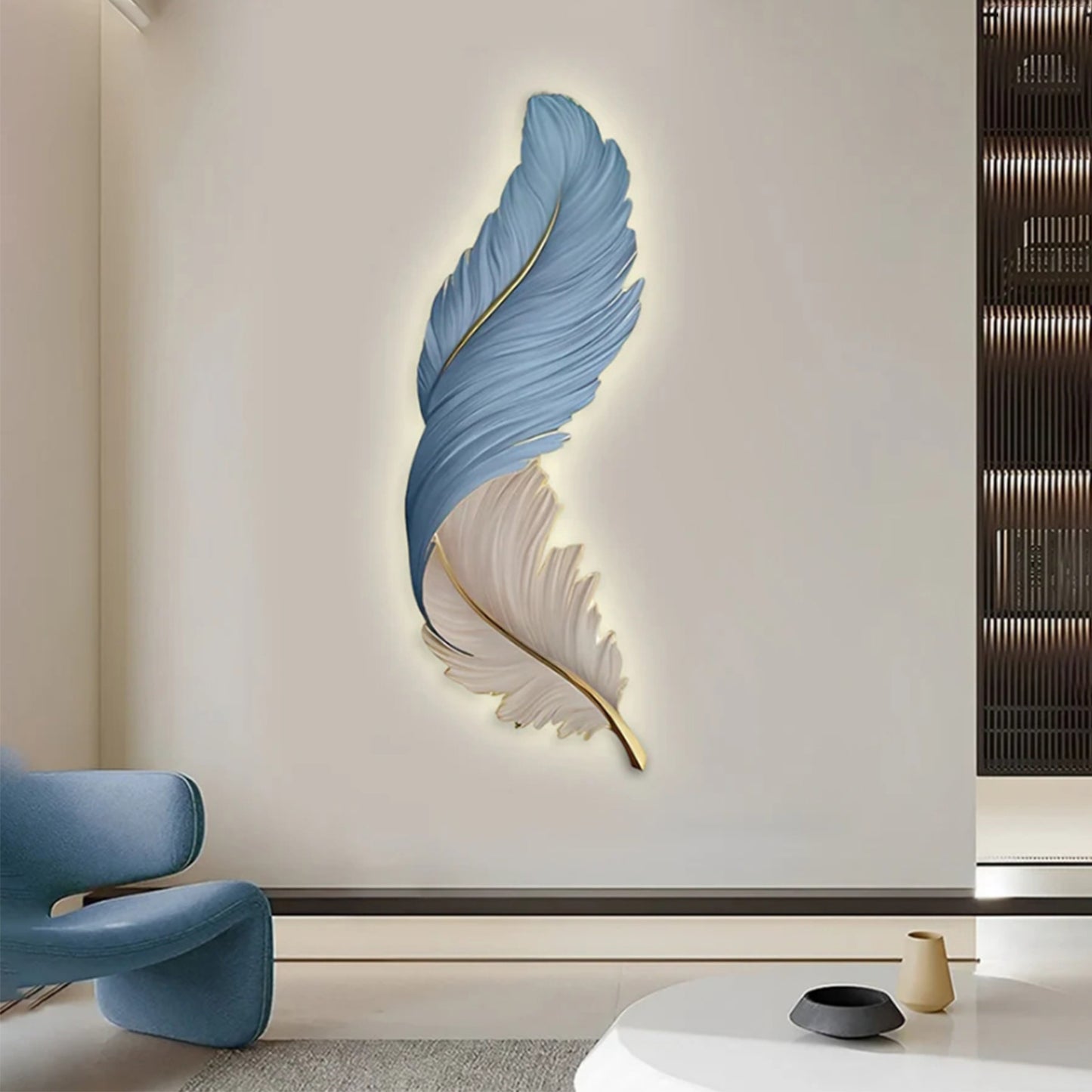 Masdio Feather LED Wall Lights - Remote Control