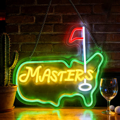 Masdio Golf Dimmable Neon Sign Wall Decor Gift