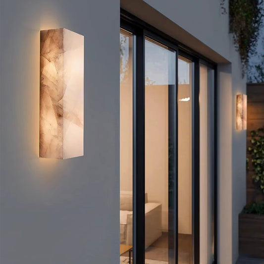 Masdio Marble Outdoor Wall Light