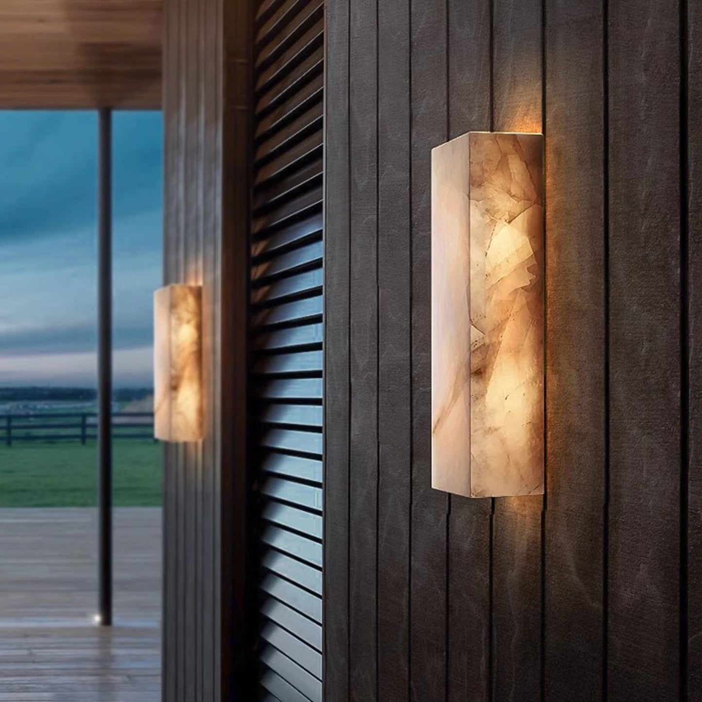 Masdio Marble Outdoor Wall Light