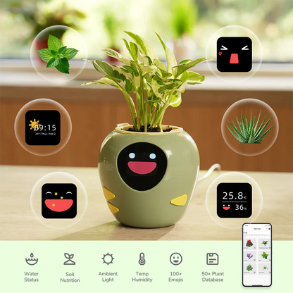 Masdio スマート植木鉢 (アプリ制御)