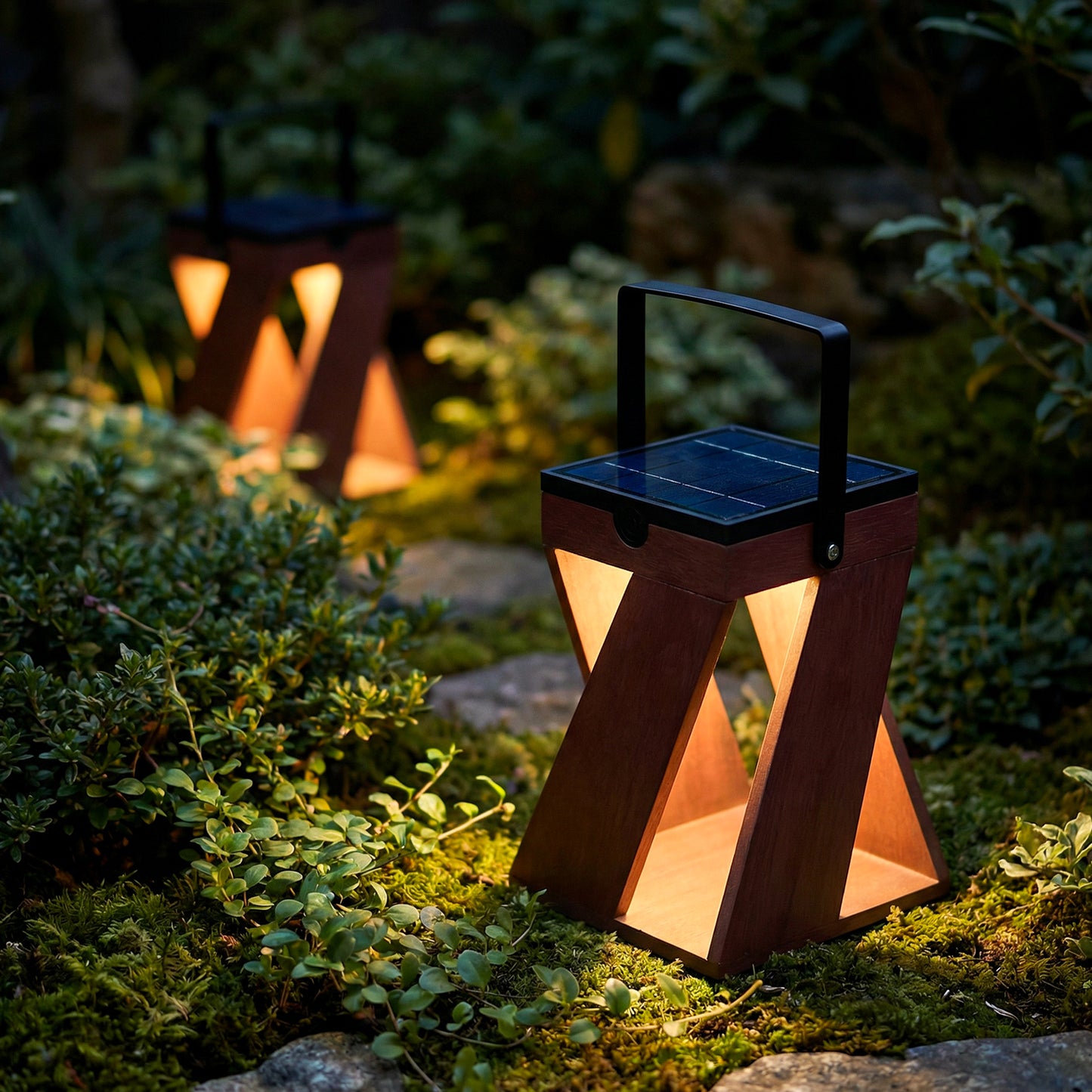 Masdio Portable Solar Warm Glow Outdoor Lamp