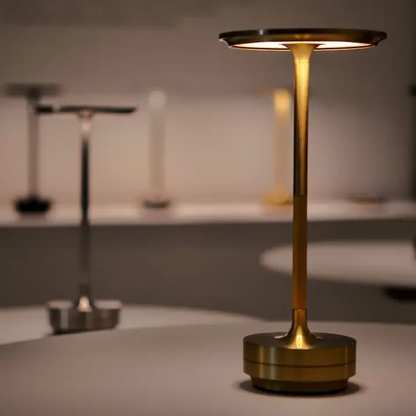 Masdio Metallic Cordless Rechargable Waterproof Table Lamp