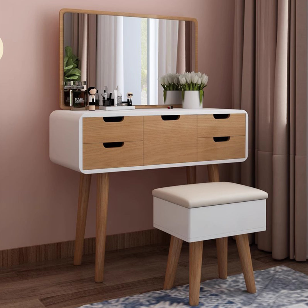 MAS-1363 Masdio Modern Dressing Vanity Storage Table Set