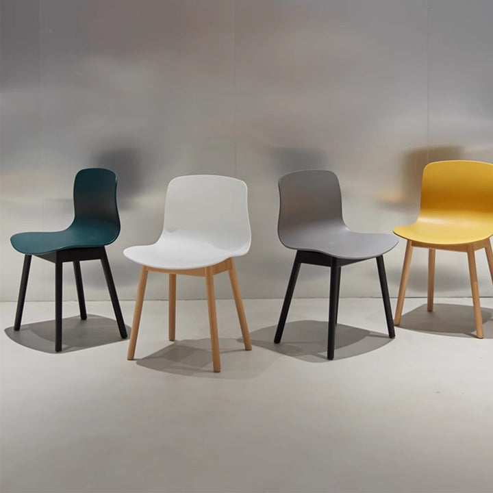 MAS-1289 Masdio Modern Solid Wood Dining Chair Set (2-Pack)