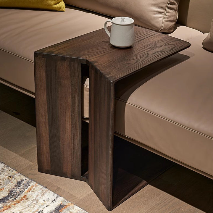 North American Ash Wood End Table
