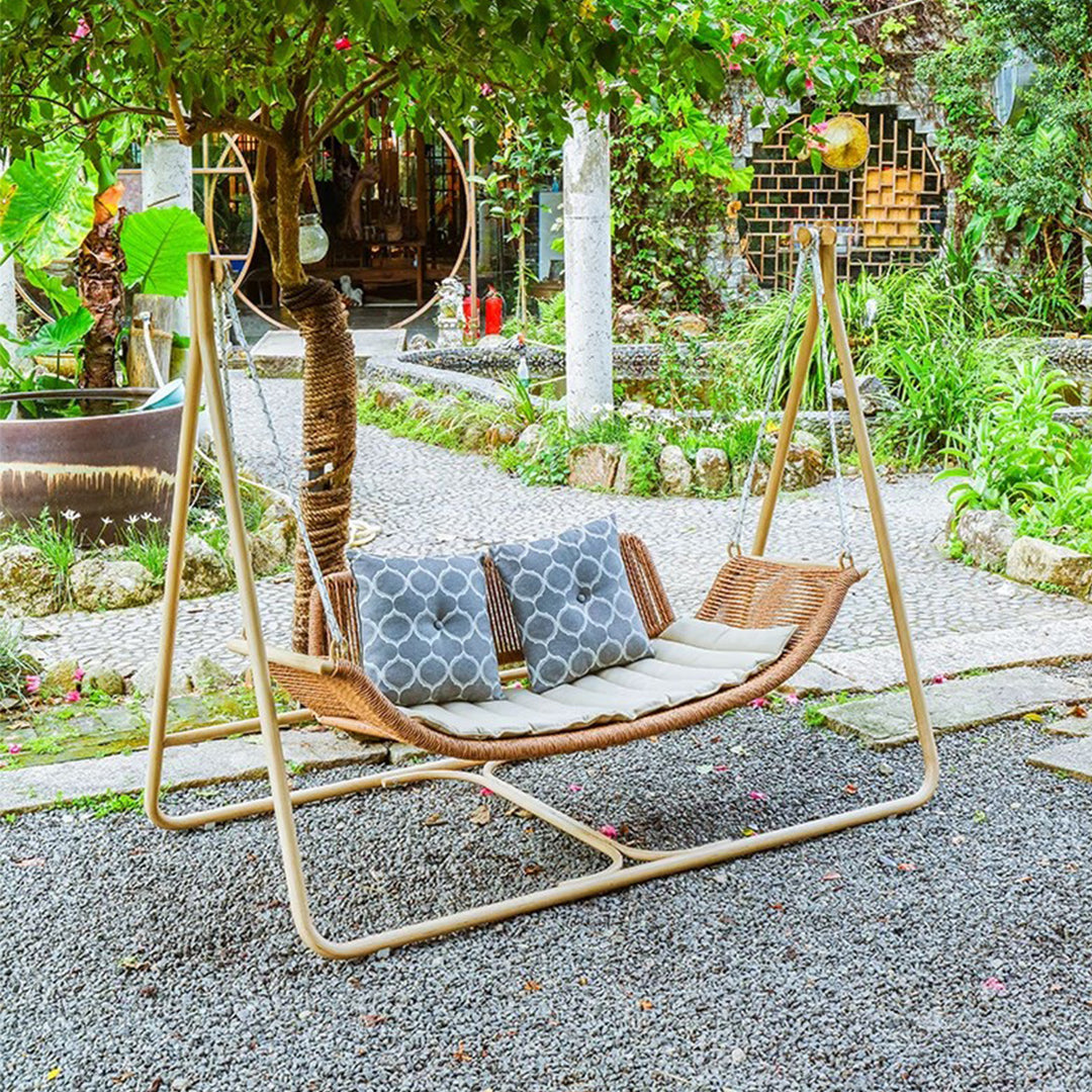 MAS-1217 Masdio Outdoor Dual Hammock Swing Chair for Courtyard Bliss