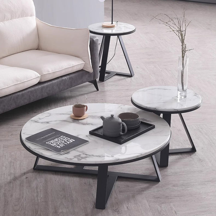 MAS-1384 Masdio Round Coffee Tables for Elevated Spaces