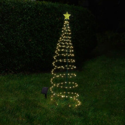 Masdio Solar Metal LED Christmas Tree
