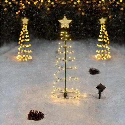 Masdio Solar Metal LED Christmas Tree