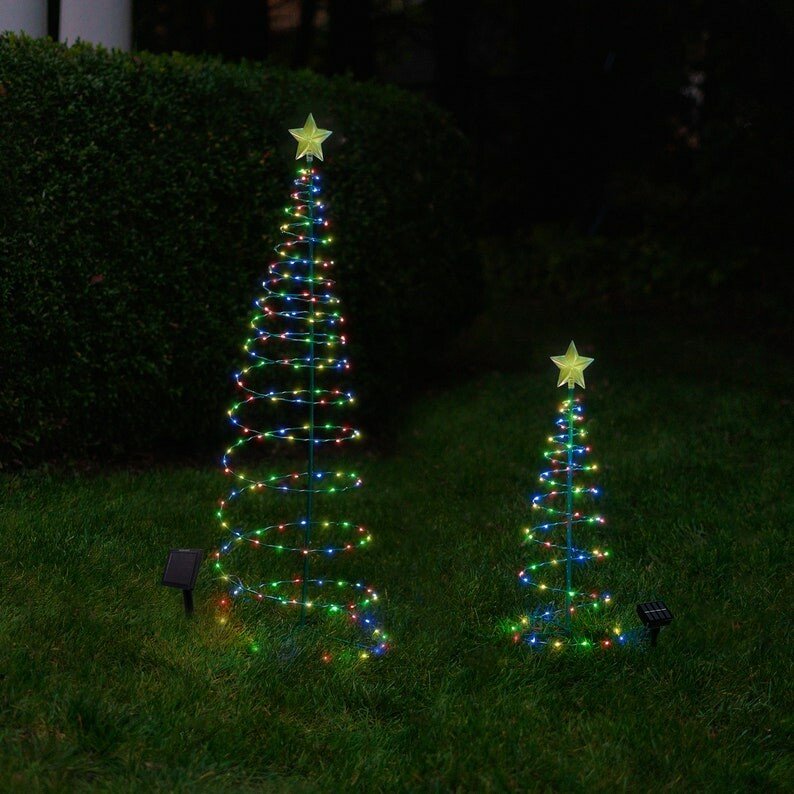 Masdio Solar Metal LED Christmas Tree