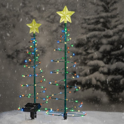Masdio Solar Metal LED Christmas Tree