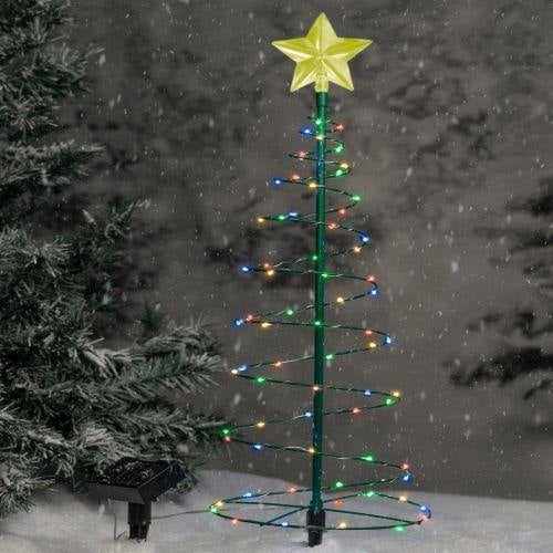 Masdio Solar Metal LED Christmas Tree