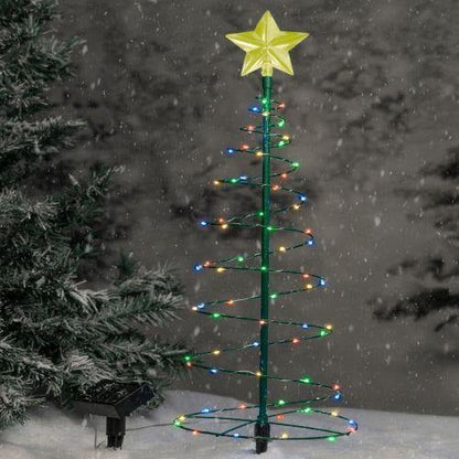 Masdio Solar Metal LED Christmas Tree
