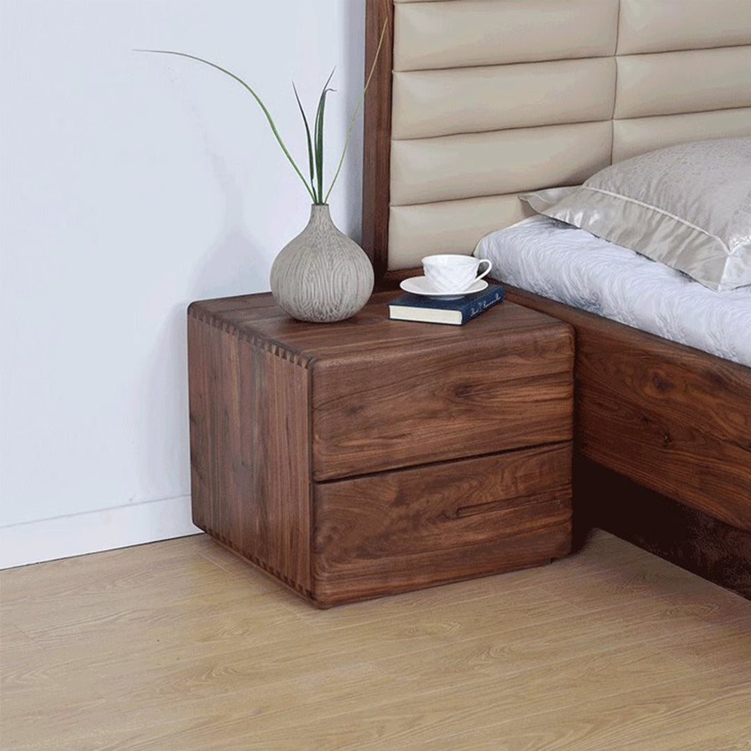 MAS-1355 Masdio Solid Wood Bedside Nightstand