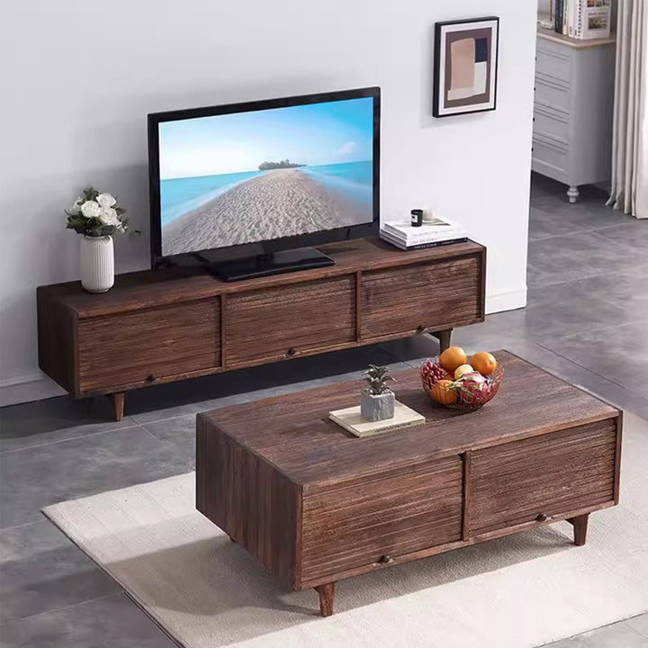 MAS-1351 Masdio Solid Wood TV Stand Console Cabinet
