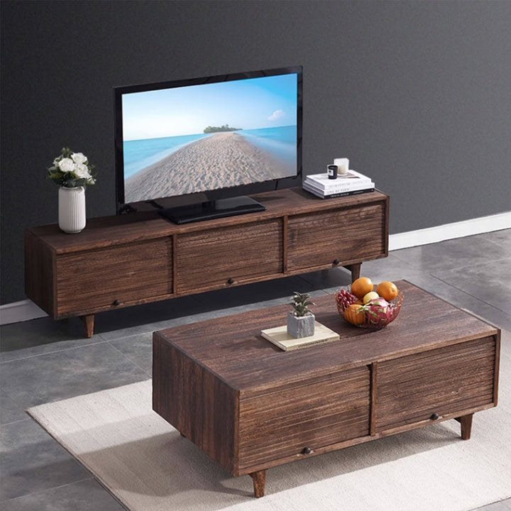 MAS-1351 Masdio Solid Wood TV Stand Console Cabinet
