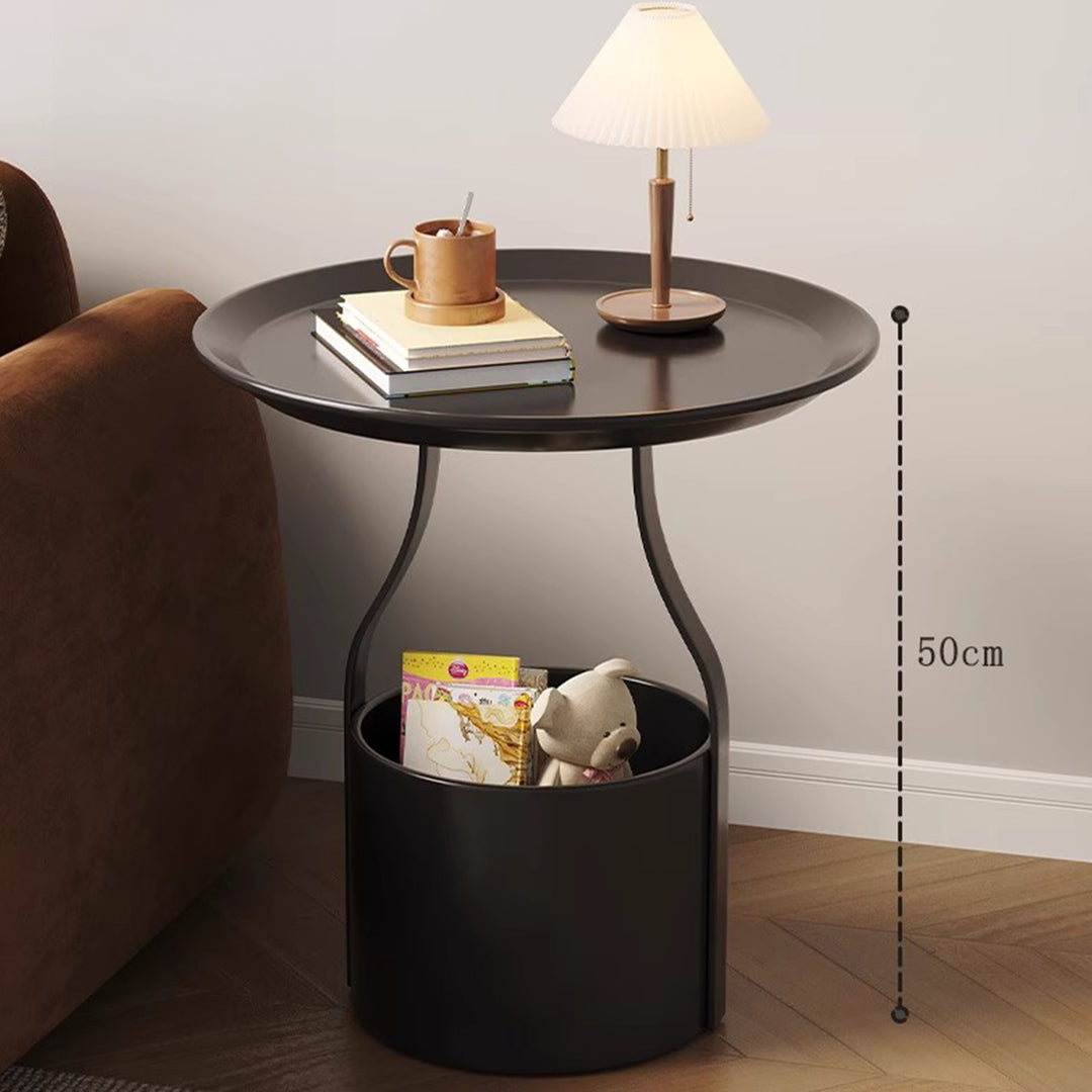 MAS-1258 Madio Storage Side Table with Concealed Compartment