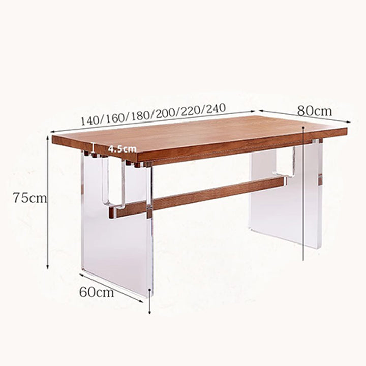 MAS-1302 Masdio Stylish Acrylic Base Dining Table
