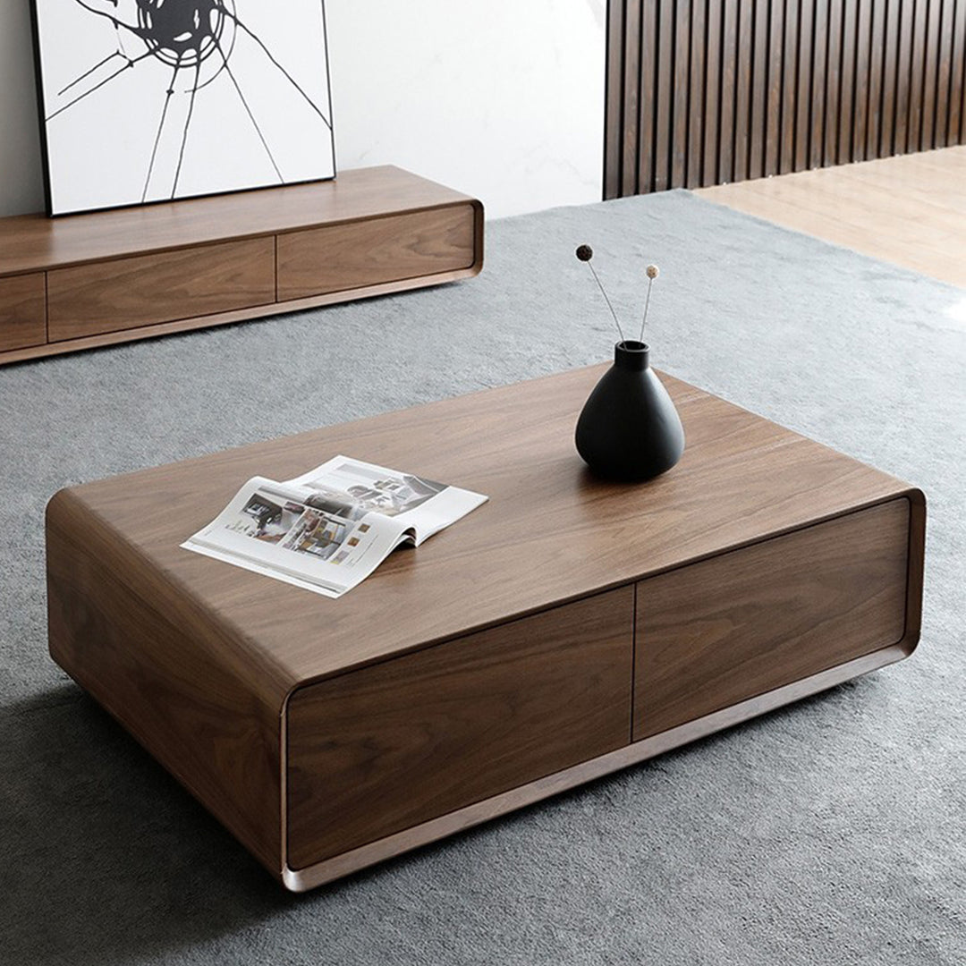 MAS-1252 Masdio Timber Coffee Table with Hidden Storage Compartments