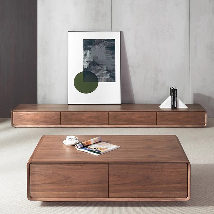 MAS-1252 Masdio Timber Coffee Table with Hidden Storage Compartments