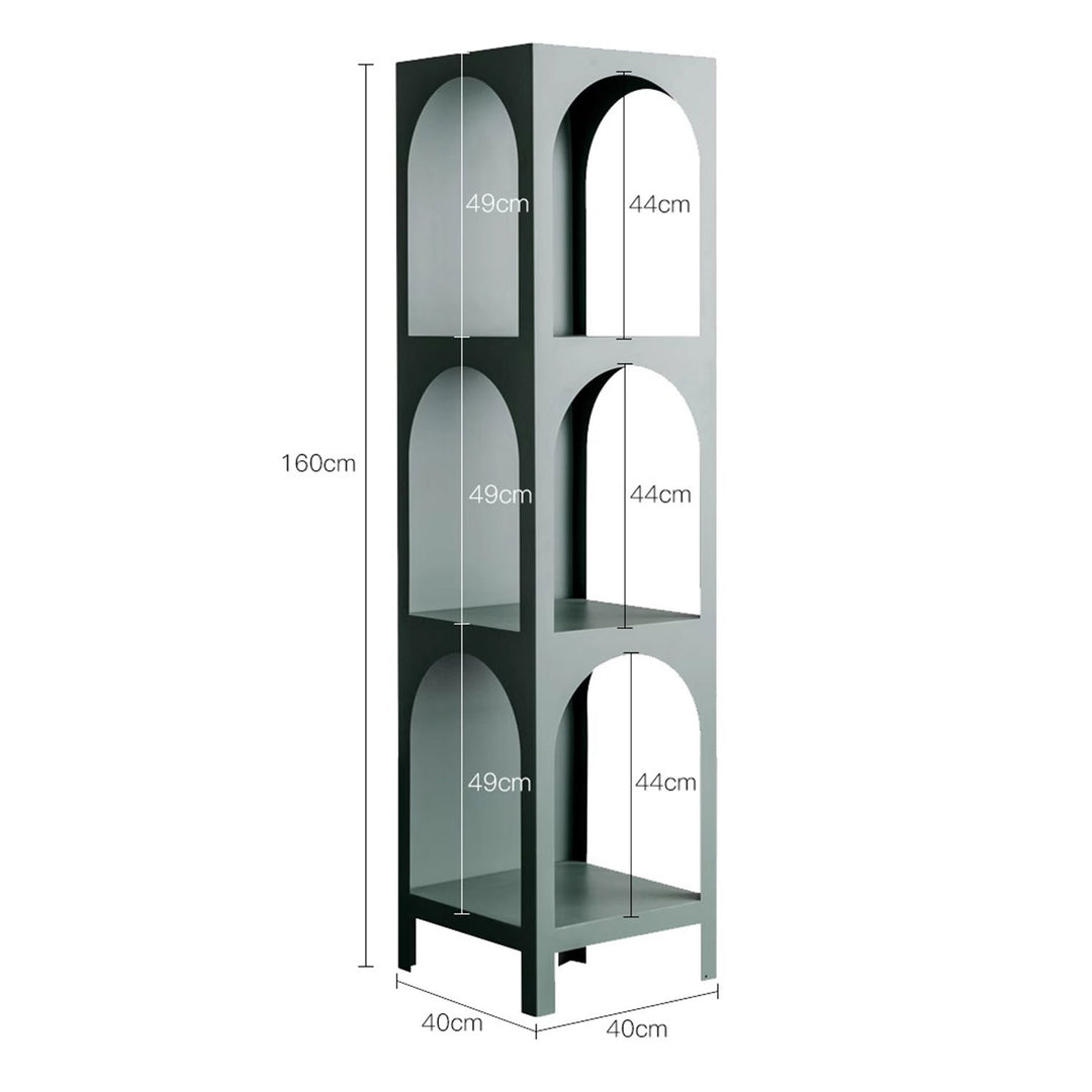 Versatile Carbon Steel Storage Bookcase