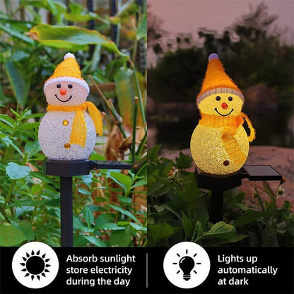 Masdio S1 Waterproof solar snowman lamp