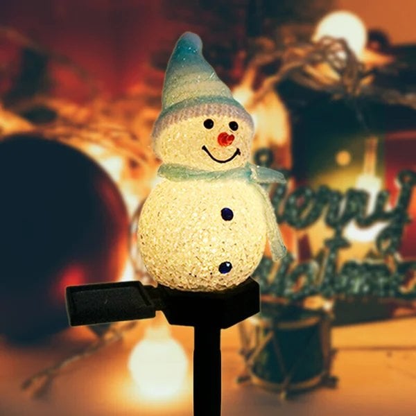 Masdio S1 Waterproof solar snowman lamp