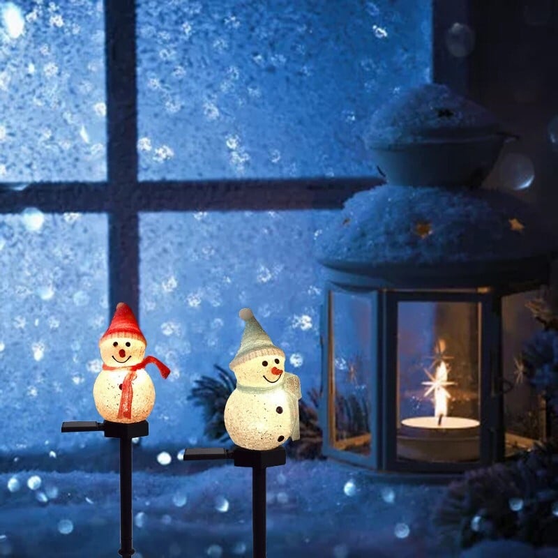 Masdio S1 Waterproof solar snowman lamp