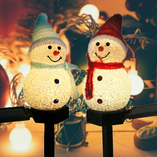 Masdio S1 Waterproof solar snowman lamp