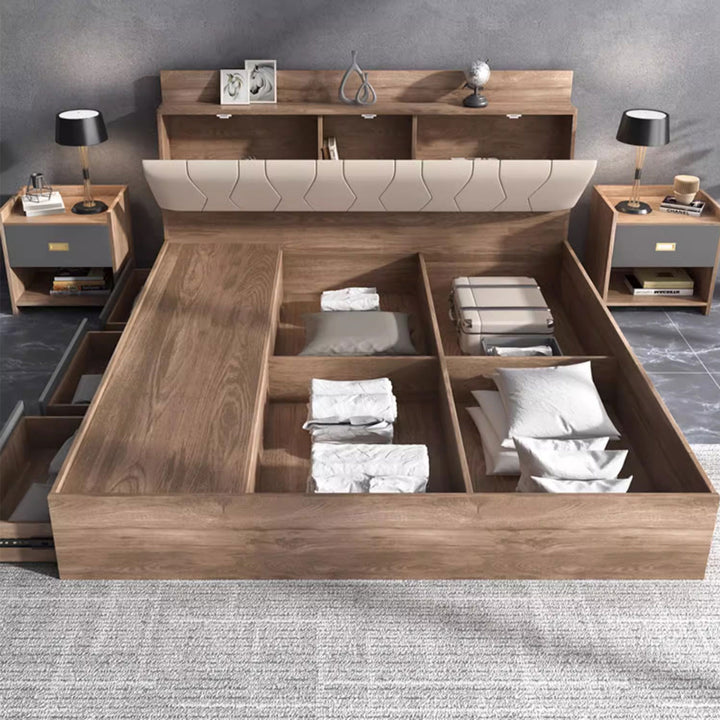 Wooden Storage Bedframe
