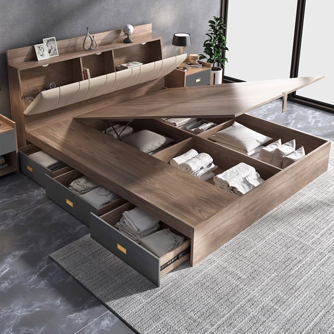 Wooden Storage Bedframe