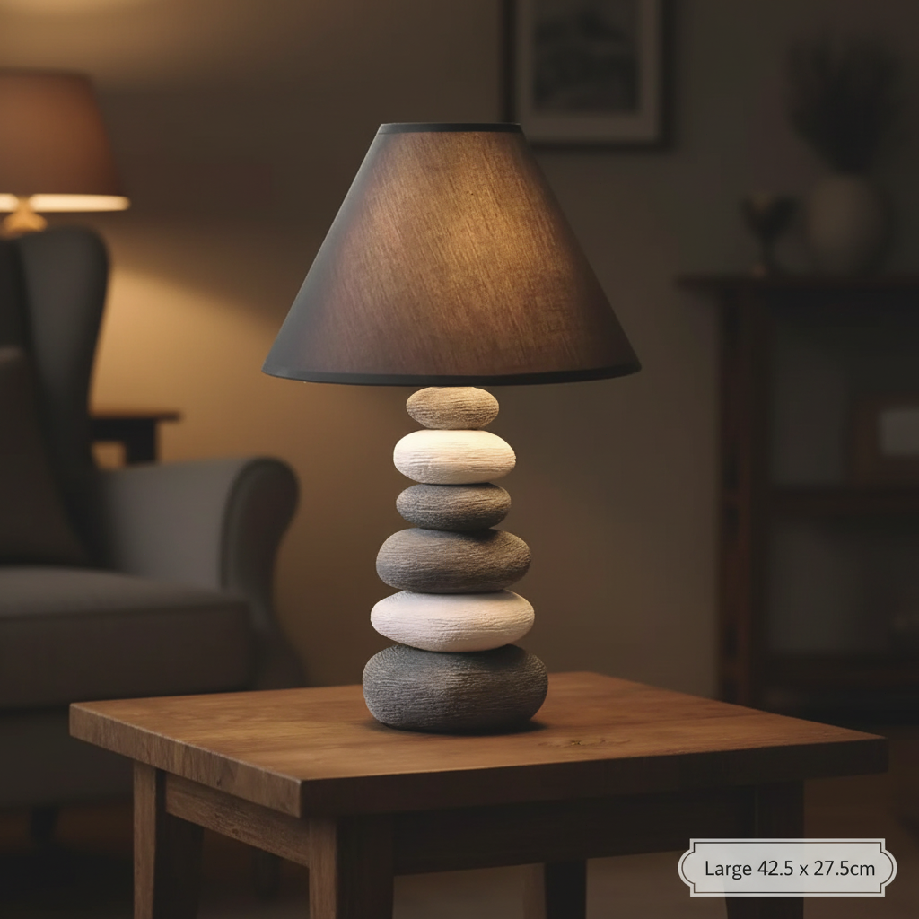 Masdio River Rock Bedside Lamp Masdio