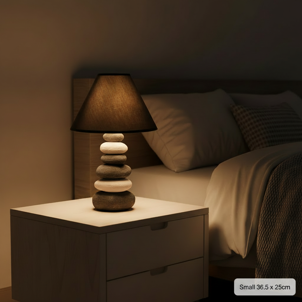 Masdio River Rock Bedside Lamp Masdio