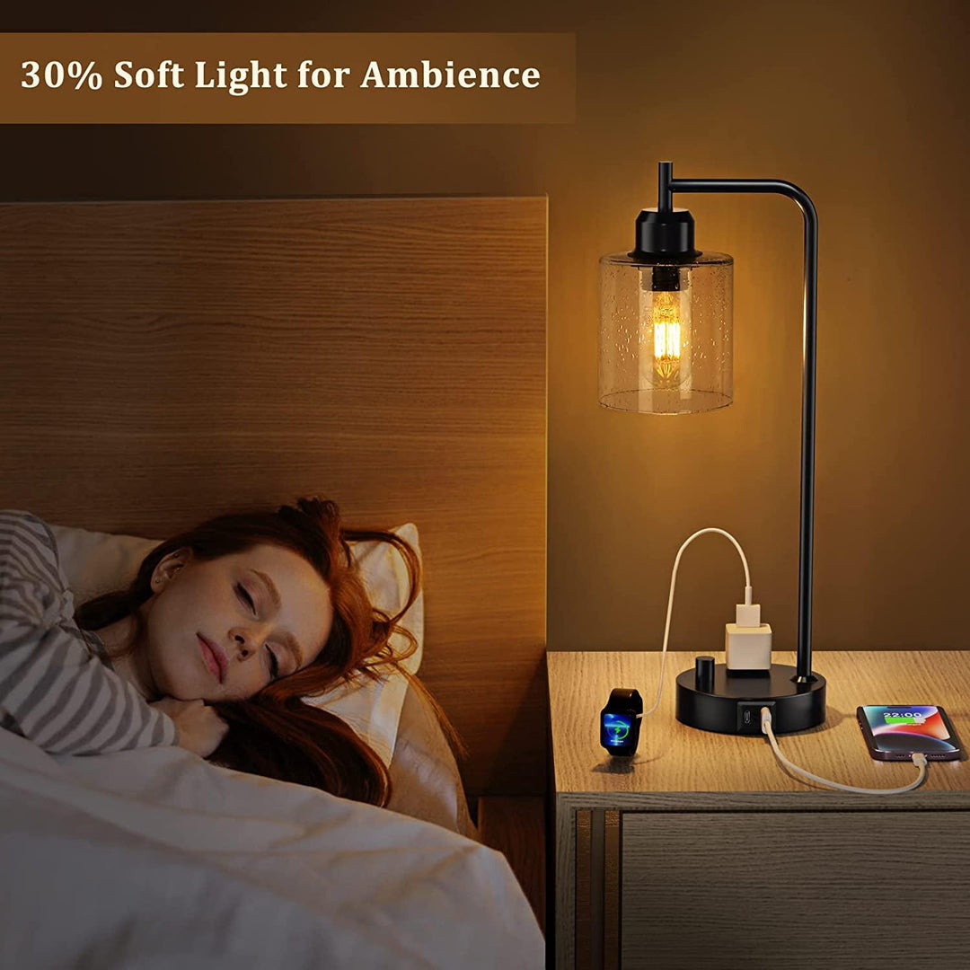Nightstand Lamps with USB Charging Port - Present Them