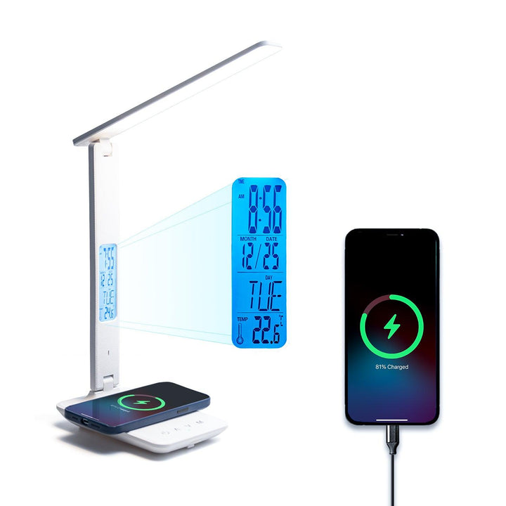 Table Lamp with Wireless Charger